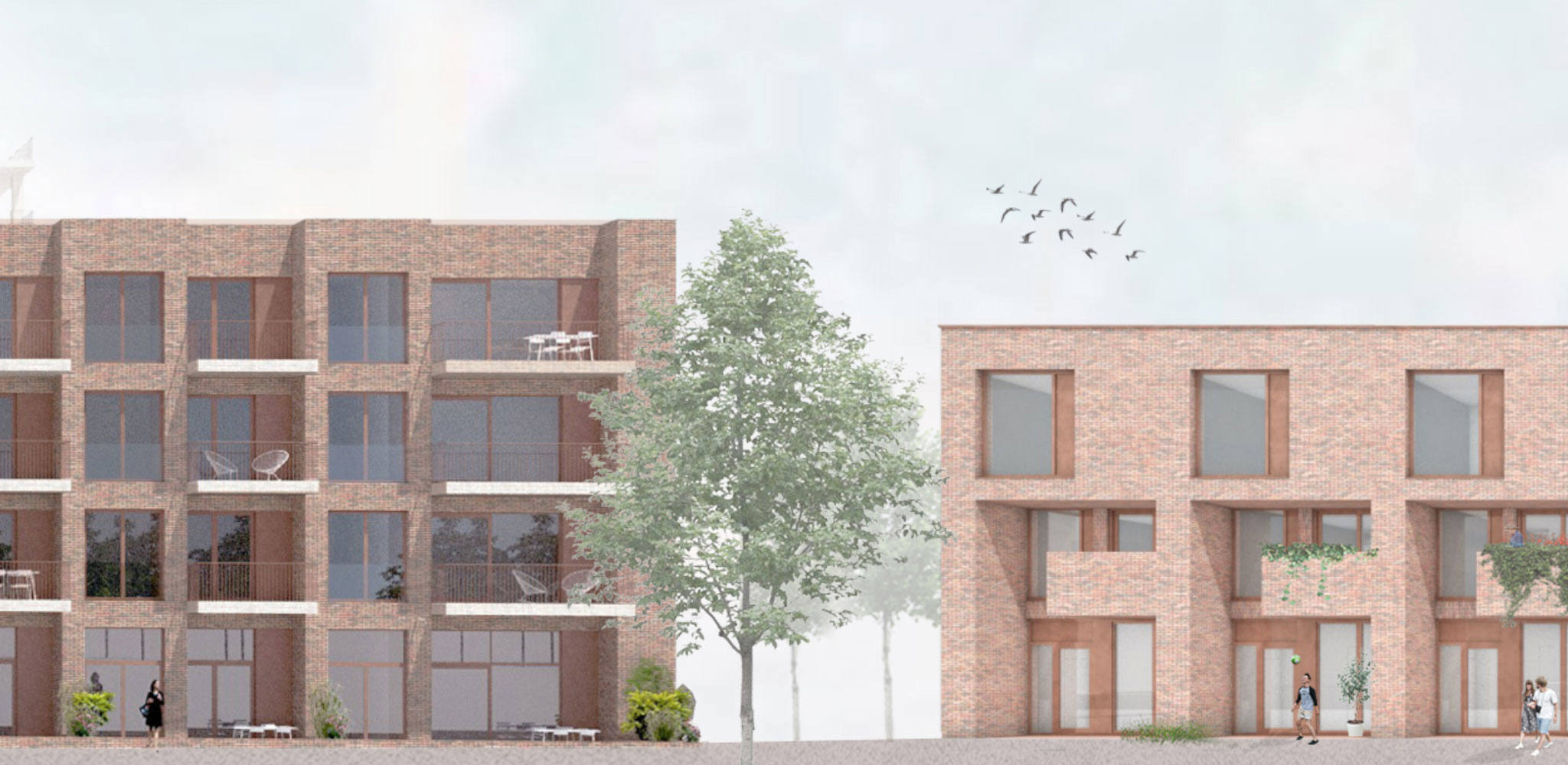 Nieuwbouw De Nieuwe Defensie Utrecht - straatbeeld 2 - 1000.jpg