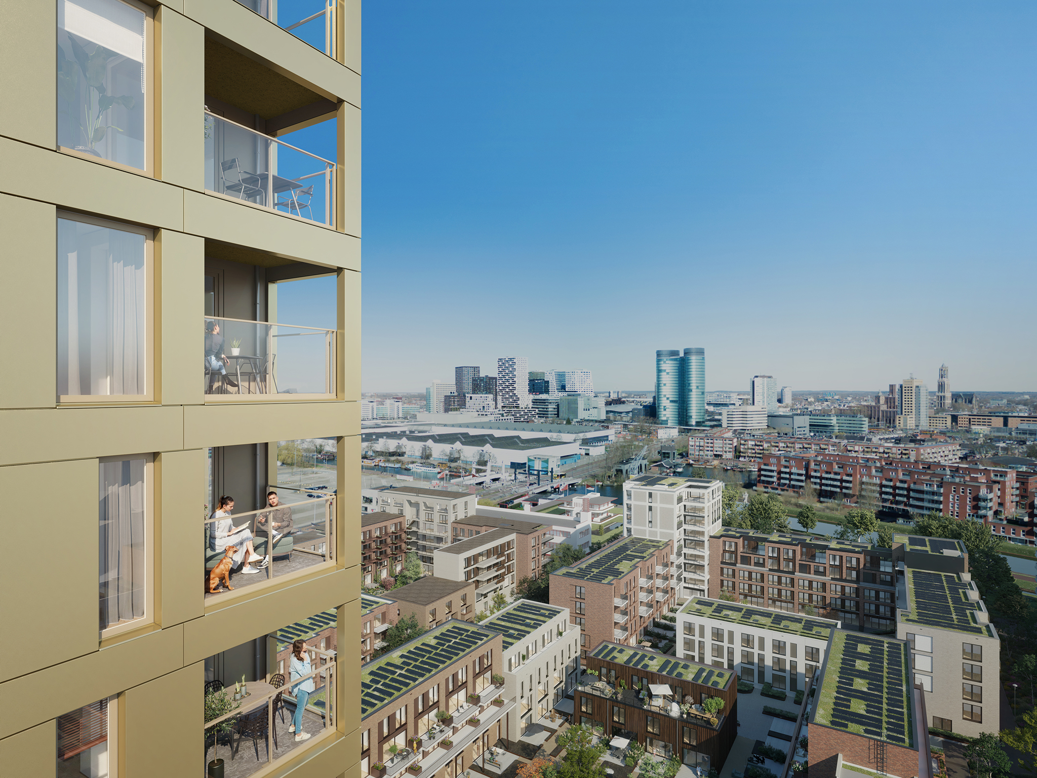 Nieuwbouw De Nieuwe Defensie Poortwachter Uitzicht Balkon 1536