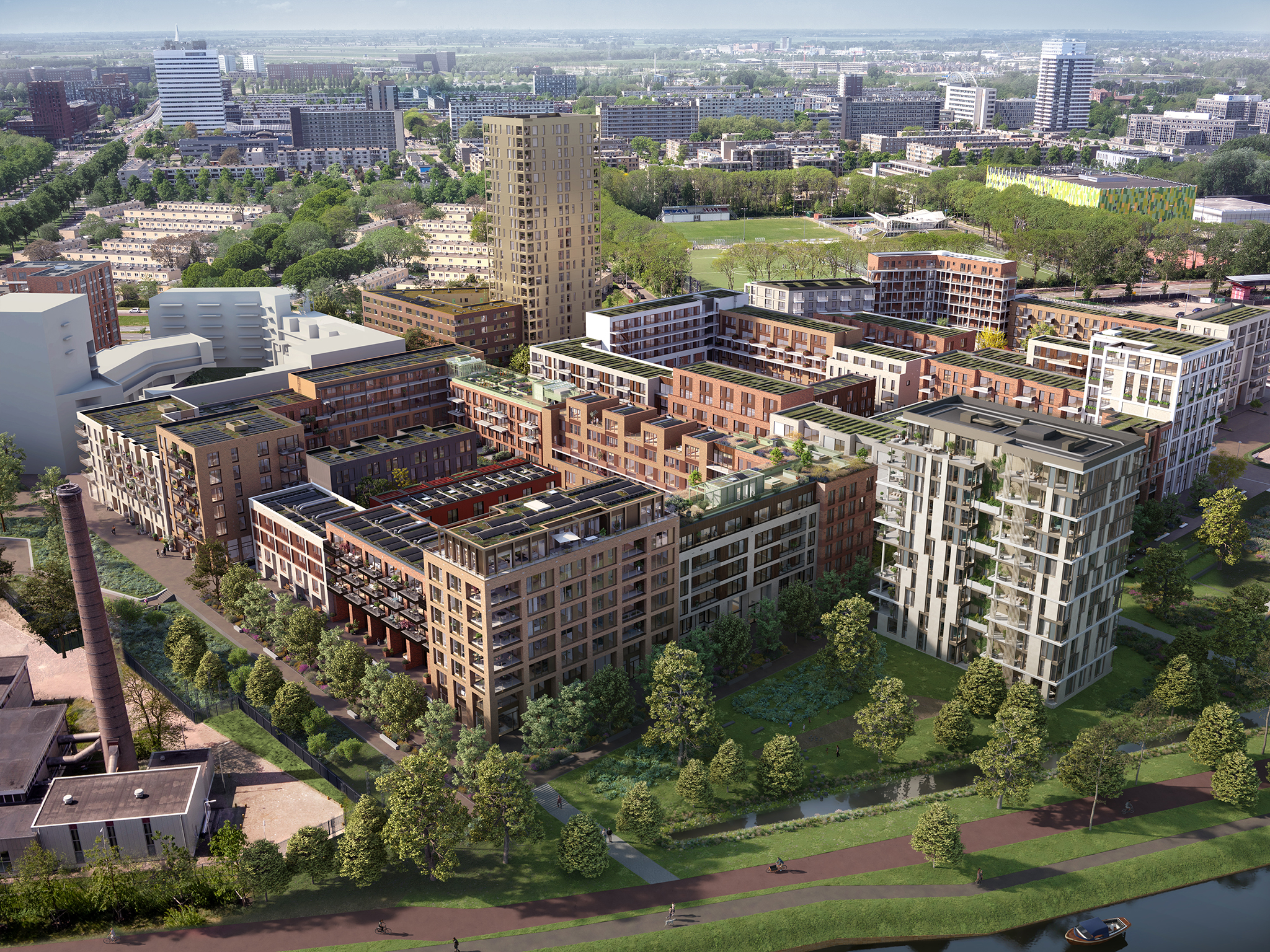 Nieuwbouw Utrecht De Nieuwe Defensie Vogelvlucht 9