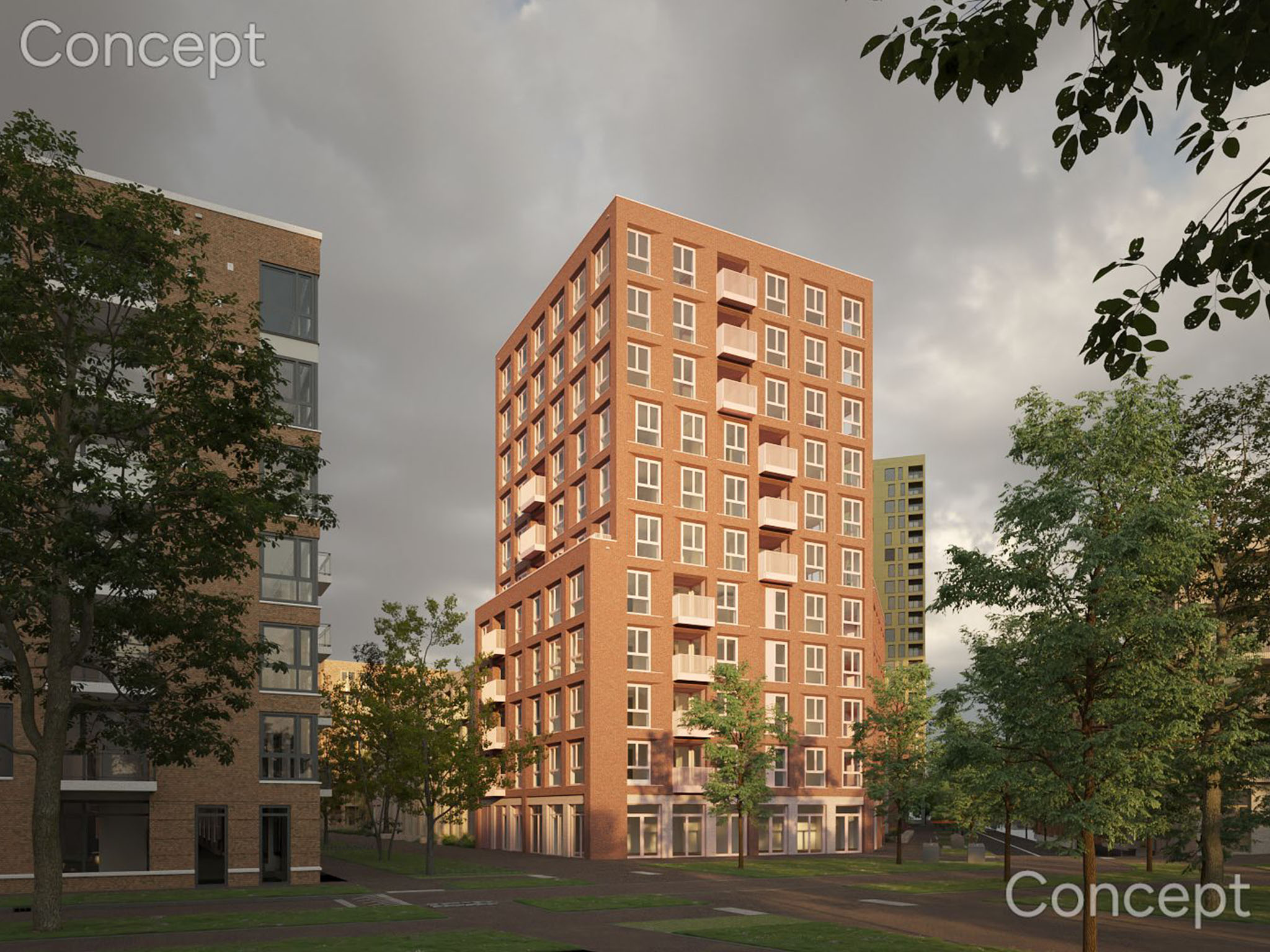 Nieuwbouw Utrecht De Nieuwe Defensie De Ravelijn Concept Blok4.04 Grauw 2048X1536